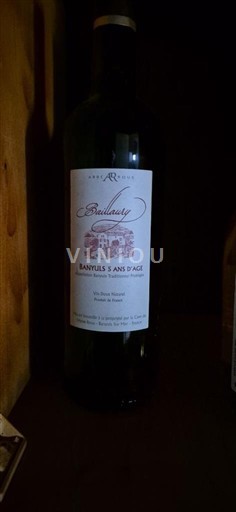 Roussillon Banyuls Domaine La Rectorie Banyuls 5 ans d'âge Não Sazonado