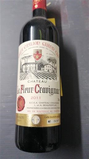 Bordéus Saint-Émilion Grand Cru Grand Cru Château La Fleur Cravignac 2011