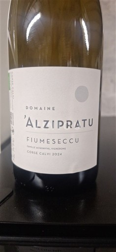 Corse Không được chỉ định Domaine Alzipratu Fiumeseccu 2024