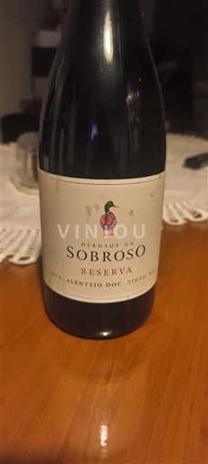 Алентижо Алентижано Herdade do Sobroso Reserva 2018