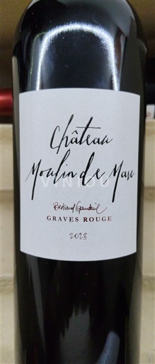 Bordeaux Graves Château Moulin de Mars 2023
