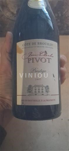 Beaujolais Côte-de-brouilly Jean-Charles Pivot Prestige 2017