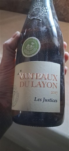 Loiren laakso Coteaux-du-Layon Les Justices 2017