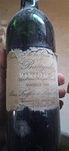 Roussillon Banyuls Domaine La Casa Blanca 2001