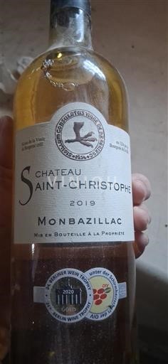 Sudoeste Monbazillac Château Saint-Christophe 2019