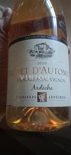 Alpe in reke Rona Ardeška. Vignerons Ardéchois Secret d'Automne 2020