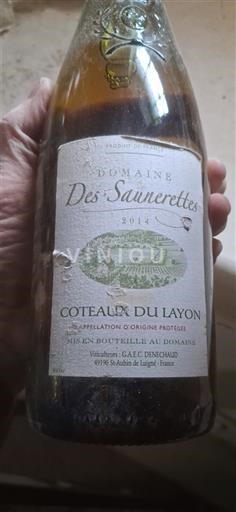 Dolina Loare Coteaux-du-Layon Domaine Des Saunerettes 2014