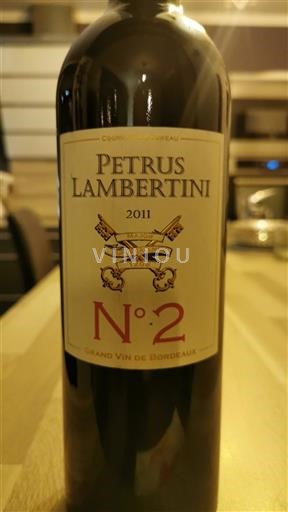 Bordeaux Petrus Lambertini N°2 2011