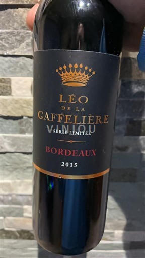 Bordeaux Léo de la Gaffelière Série Limitée 2015