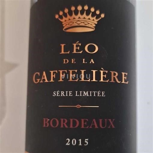 Bordeaux Léo de la Gaffelière Série Limitée 2015
