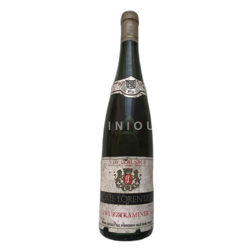 Vin Blanc sec Gustave Lorentz 1977 France Alsace Gewurztraminer AOC