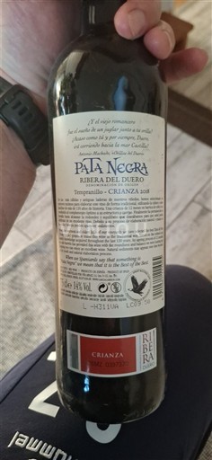 Castilien og León Ribera del Duero Pata Negra Crianza 2018