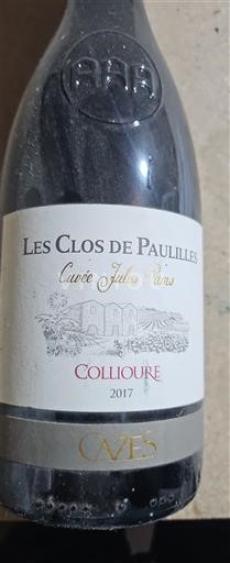 Roussillon Collioure Les Clos de Paulilles Jules Vans 2017
