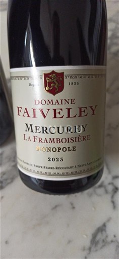 Bourgogne Mercurey Domaine Faiveley La Framboisière Monopole 2023