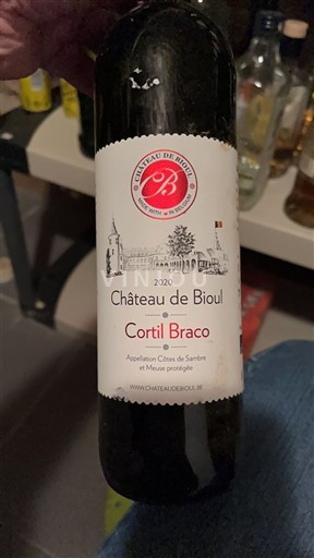 Valonsko Côtes de Sambre et Meuse Château Bioul Cortil Braco 2020