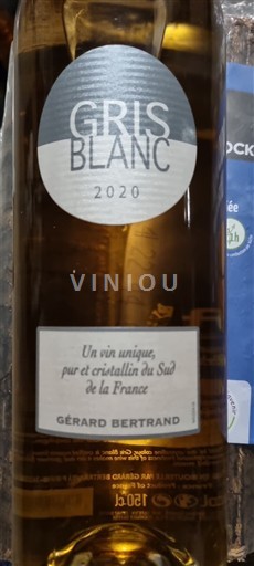 Languedoc-Roussillon Pays d'Oc Gérard Bertrand Gris Blanc 2020