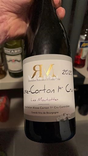 Borgoña Aloxe-Corton Premier Cru Domaine Romain Moniot-Nié Les Moutottes 2020