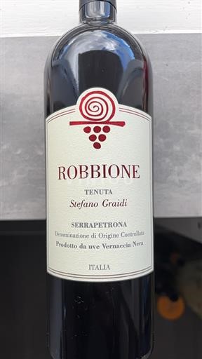 Wijnen Rouge sec Robbione Terre di serrapetrona 2016 Italië Marken Vernaccia di Serrapetrona DOC