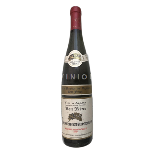 Alsace Gewurztraminer Bott Frères Réserve Personnelle 1997