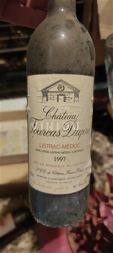 Bordeaux Listrac-Médoc Château Fourcas Dupré 1997