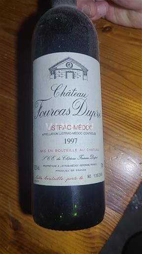 Bordeaux Listrac-Médoc Château Fourcas Dupré 1997