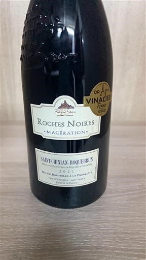 Languedoc Saint-Chinian Roquebrun Roches Noires Macération 2021
