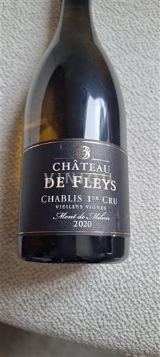 Burgundsko Chablis Premier Cru Premier Cru Château Fleys Mont de Milieu Vieilles Vignes 2020