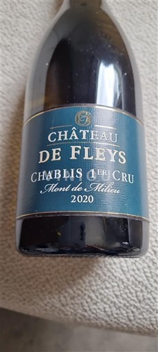 Burgundsko Chablis Premier Cru Premier Cru Château Fleys Mont de Milieu 2020