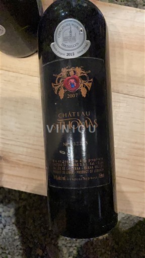 Bekaa Ej specificerat Château St Thomas 2007