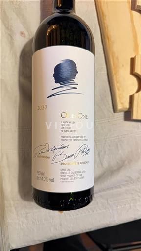 Vùng trồng nho được cấp phép California Napa Valley Opus One 2022