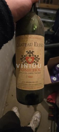 Bordéus Pomerol Château Élisée 1982