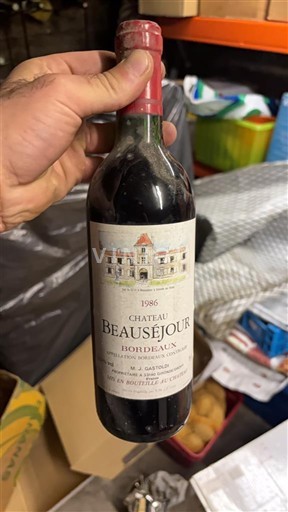 Bordeaux Château Beauséjour 1986