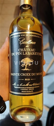 Burdeos Sainte-Croix-Du-Mont Château Pin Laboryre Excellence 2019
