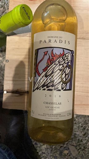 Genève Không được chỉ định Domaine Paradis Chasselas 2016