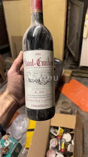 Bordeaux Saint-Émilion Saint-Emilion 1989