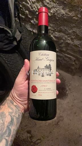 Burdeos Montagne-Saint-Émilion Château Haut-Goujon 1993