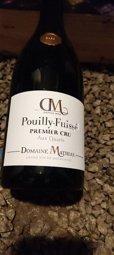 Burgundi Pouilly-fuissé Premier Cru Domaine Mathias Aux Quarts 2022