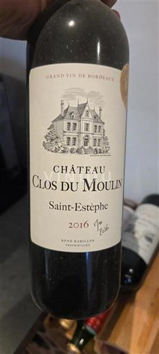 Bordeaux Saint-Estèphe Château Clos du Moulin 2016