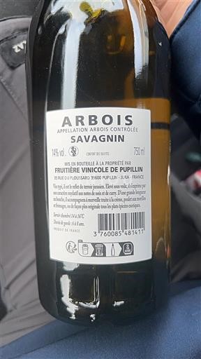 Jura Arbois Fruitière Vinicole de Pupillin Savagnin 2020