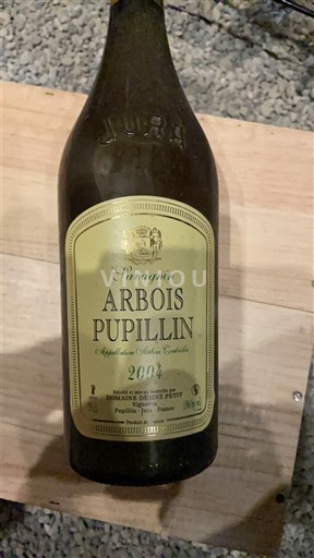 Jura Arbois Domaine Désiré Petit Savagnin 2004