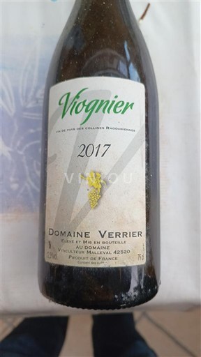 Alperne og Rhône-landene Rhodalier-bakker Domaine Verrier 2017