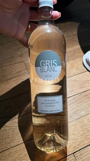 Languedoc et Roussillon Pays d'oc Gérard Bertrand Gris Blanc 2024