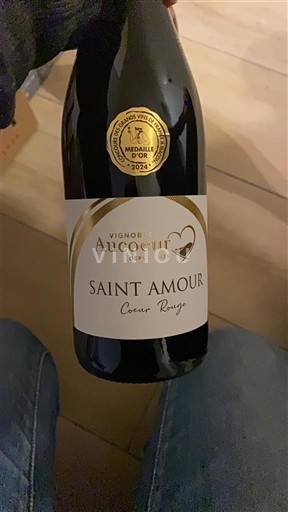 Beaujolais Saint-Amour Vignerons Aucoeur Coeur Rouge Não Sazonado