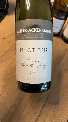 Elsass Fahrer-Ackermann Terroir du Haut Koenigsbourg 2014