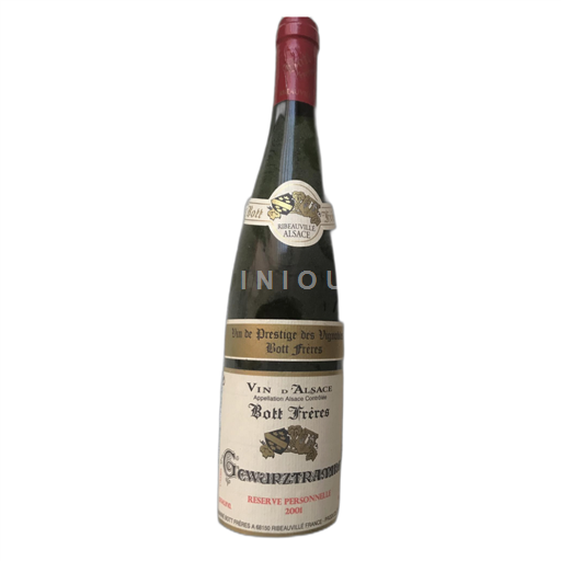 Alsace Gewurztraminer Bott Frères Réserve Personnelle 2001