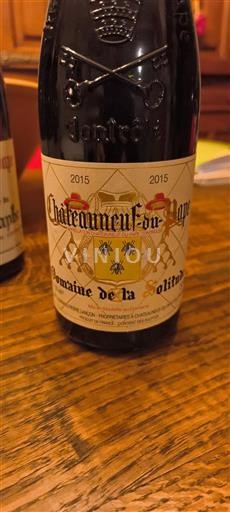 Rhônevallei Châteauneuf-du-Pape Domaine La Solitude 2015