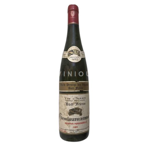 Alsace Gewurztraminer Bott Frères Réserve Personnelle 1988