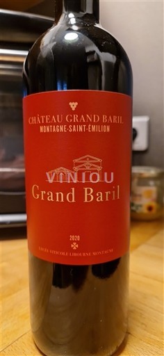 Бордо Монтань-Сент-Емільйон Château Grand Baril Grand Baril 2020