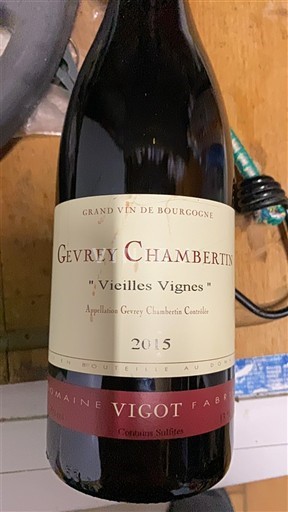 Bourgondië Gevrey-Chambertin Domaine Vigot Fabrice Vieilles Vignes 2015