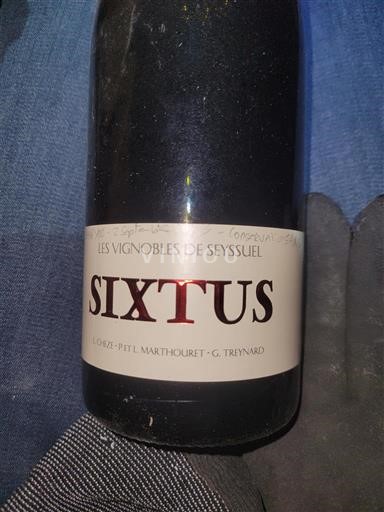 Alpes y Países Ródano Colinas Ródanas Les Vignobles de Seyssuel Sixtus Sin añada